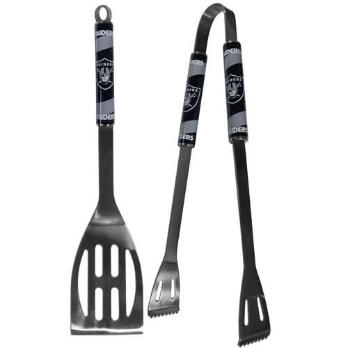 LAS VEGAS RAIDERS 2PC BBQ SET