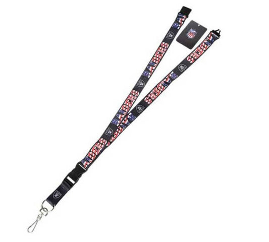 USA Style Lanyard- Las Vegas Raiders