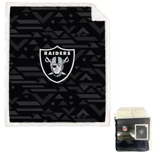 Las Vegas Raiders Blankets - 50"x60" Delta Stretch Sherpa