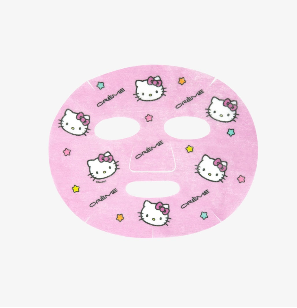 The Crème x Hello Kitty Ready to Glow sheet mask