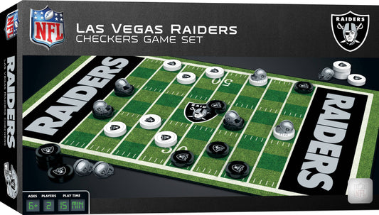 Las Vegas Raiders Checkers Board Game