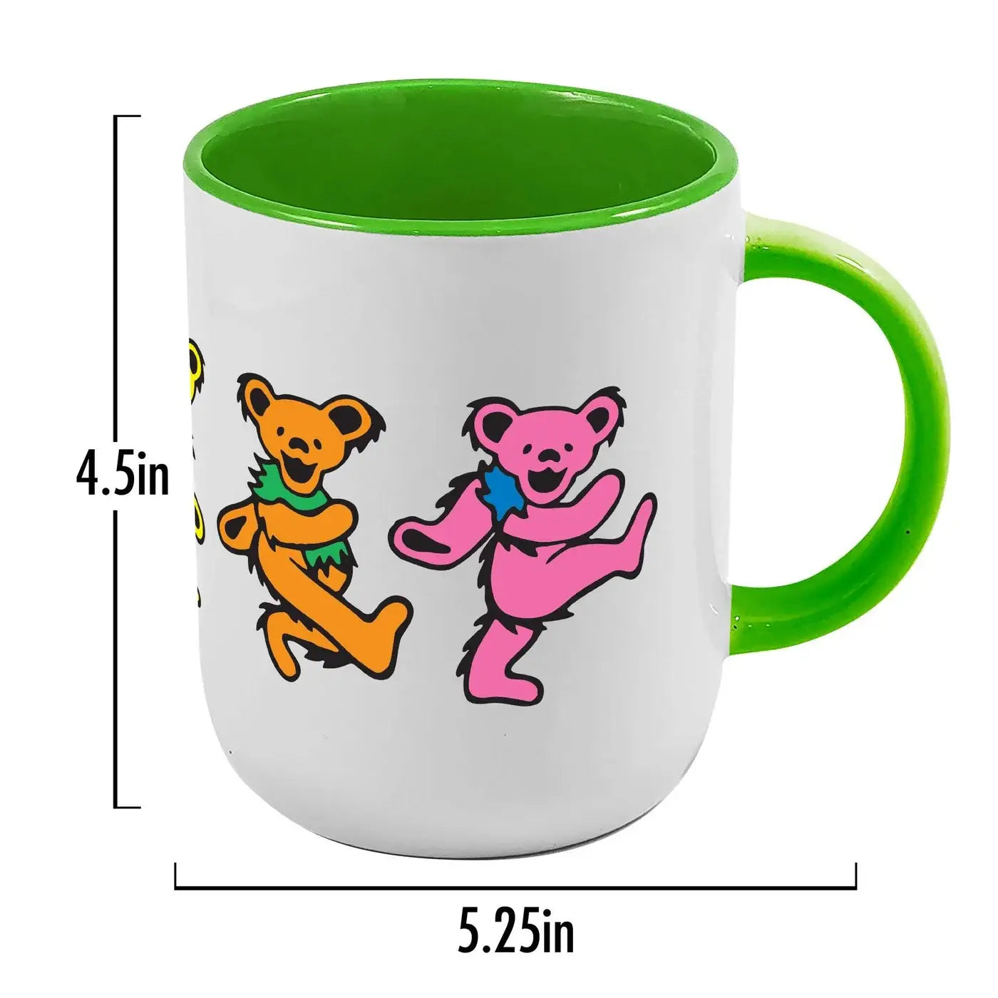 GRATEFUL DEAD DANCING BEARS 20 OZ CERAMIC COFFEE MUG