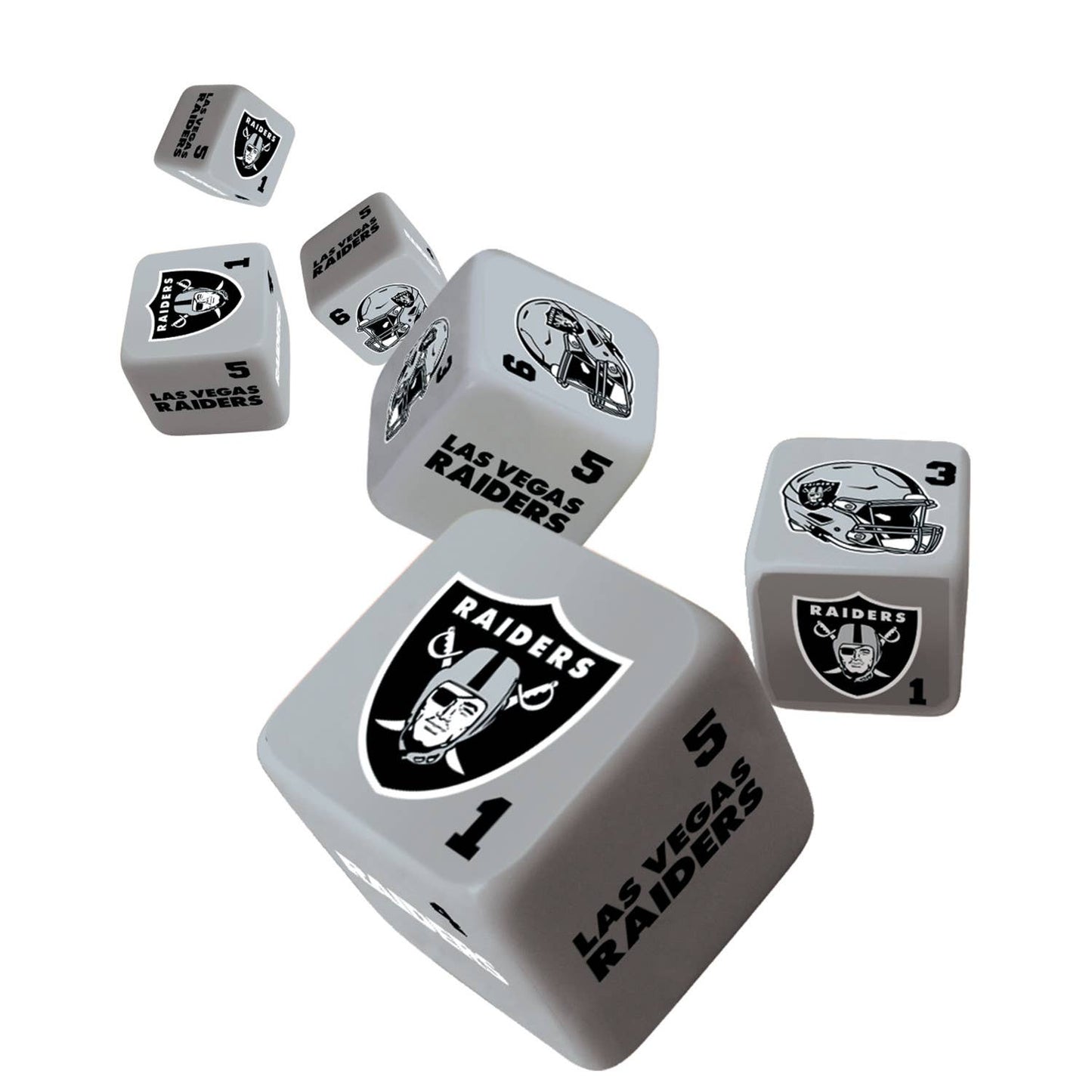 Las Vegas Raiders Dice Set - 19mm