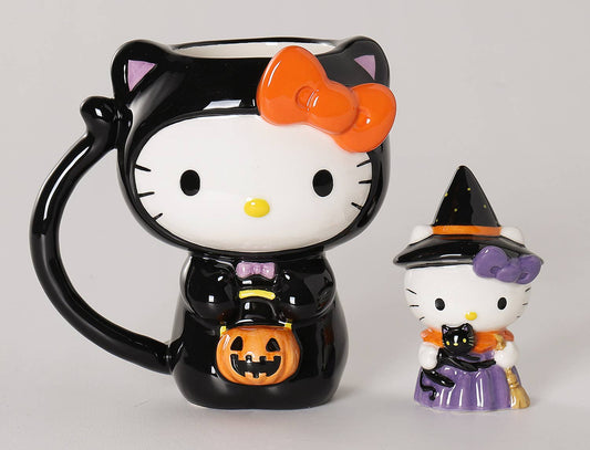 Hello Kitty Halloween Figural Mug and Figurine Gift Set