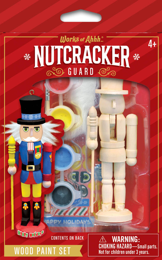 Nutcracker Guard Ornament Wood Paint Kit