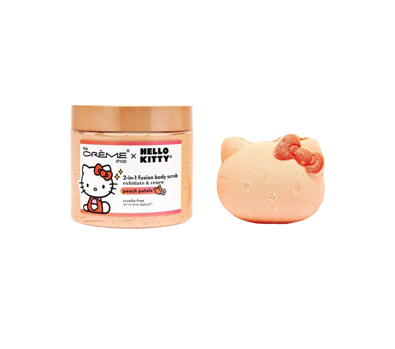 The Créme x Hello Kitty Silky Spa Set Peach Petal