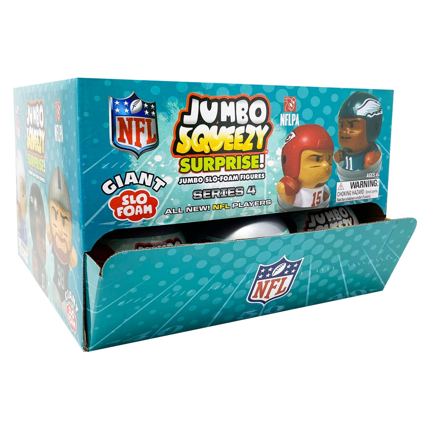 NFL Jumbo Squeezy Capsule Display 2025