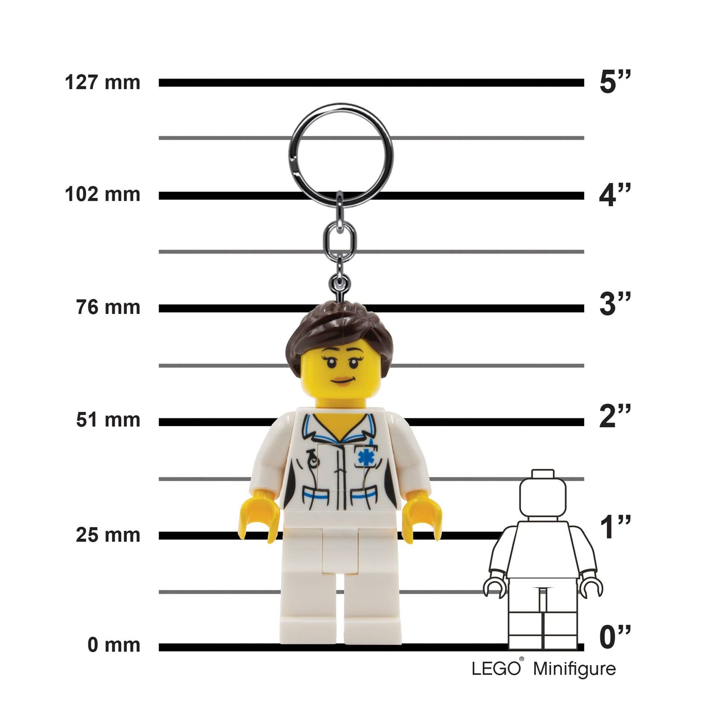 LEGO Medical Professionals LED Keychain 16ct Merchandiser