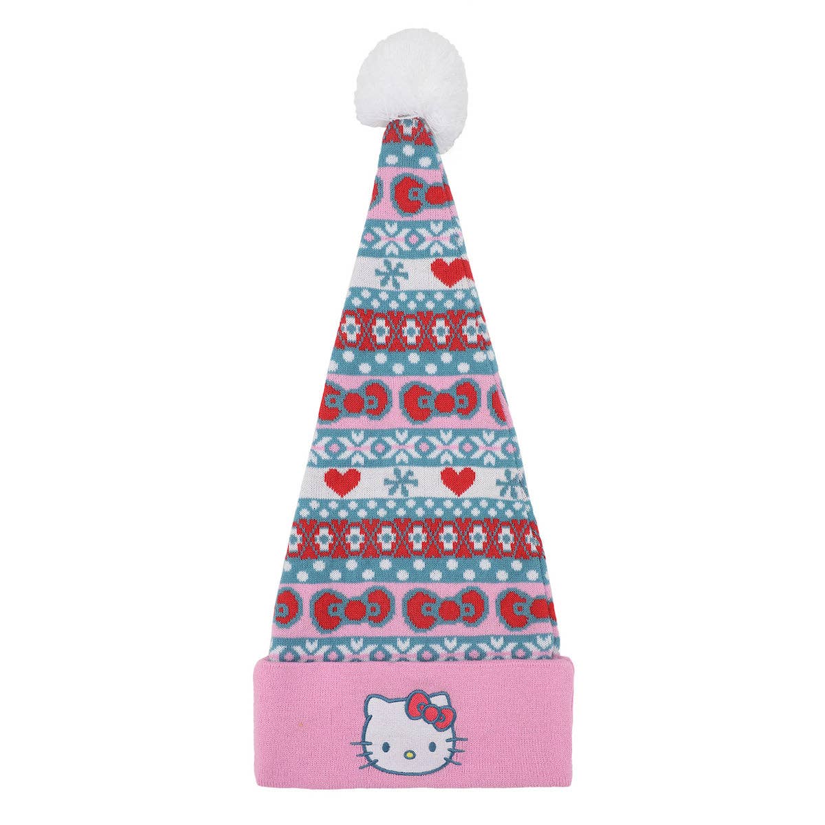 Hello Kitty Embroidered Santa Hat