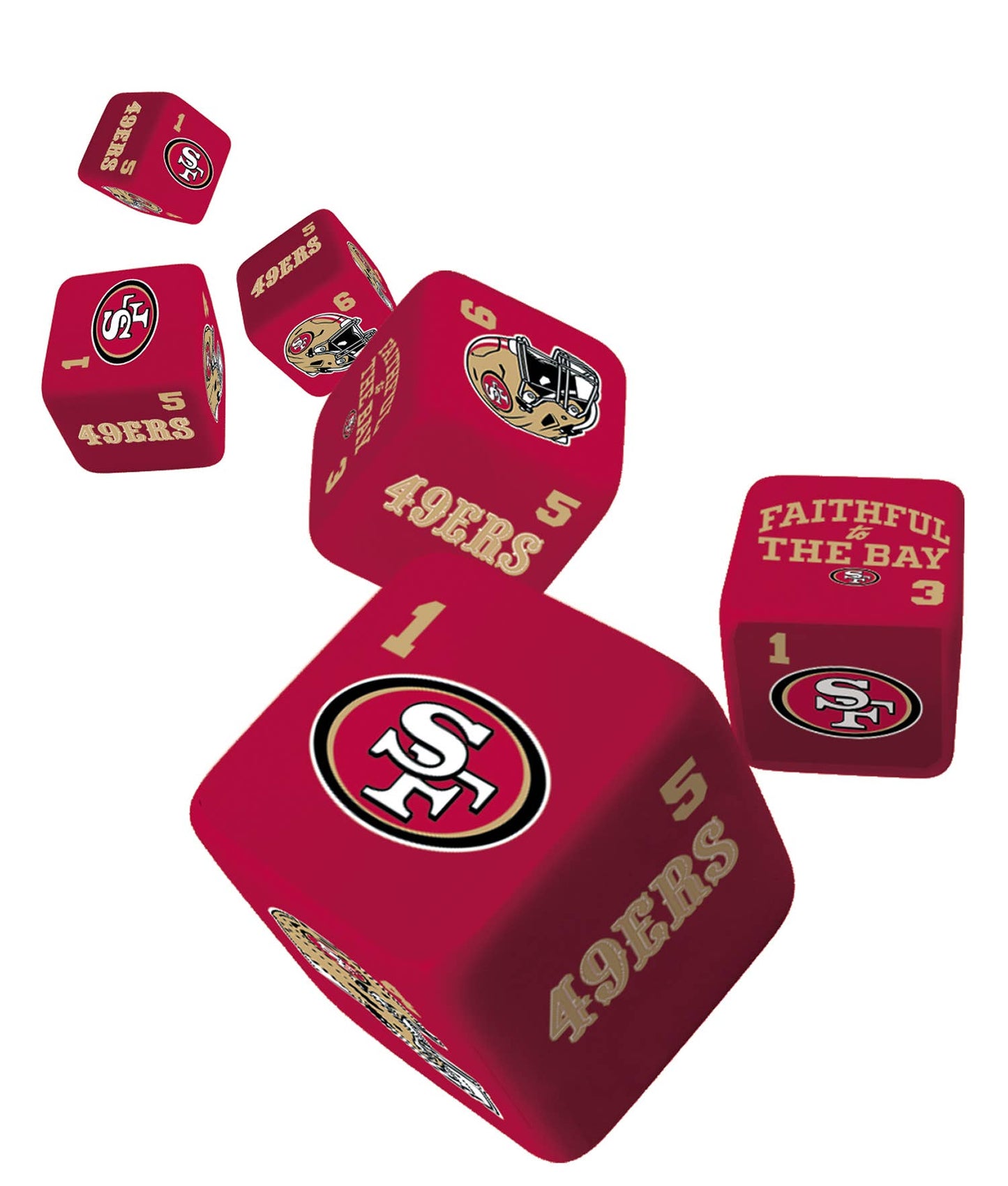 San Francisco 49ers Dice Set