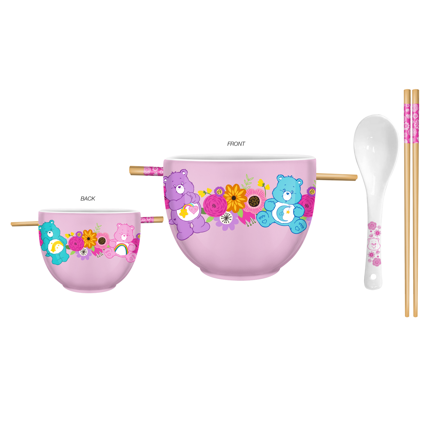 Care Bears Flash Floral 20oz. Ceramic Ramen Bowl