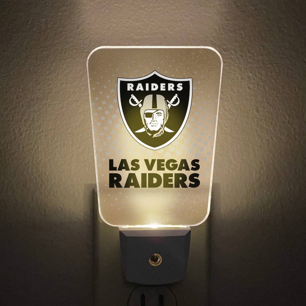 Las Vegas Raiders Team Frosted Night Light