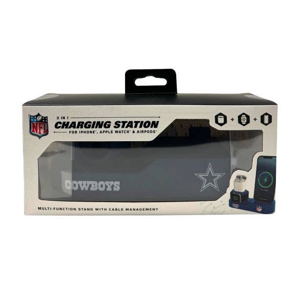 Dallas Cowboys Gear - 3in1 Charging Station - For Iphone