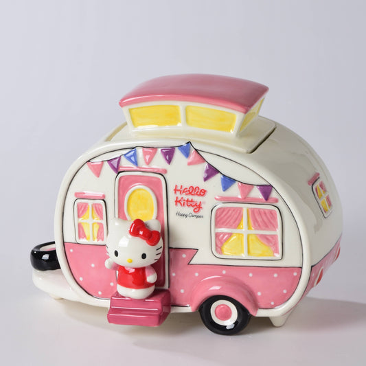 Hello Kitty Retro Camper Cookie Jar