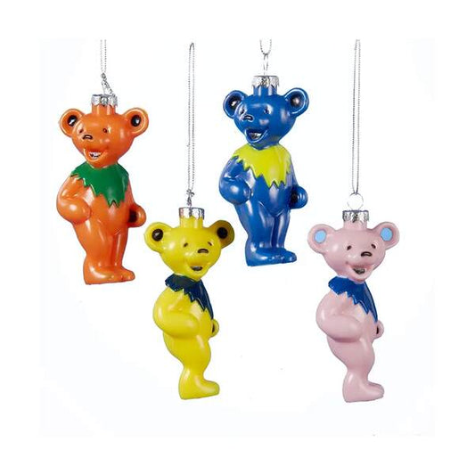 GRATEFUL DEAD DANCING BEAR ORNAMENTS