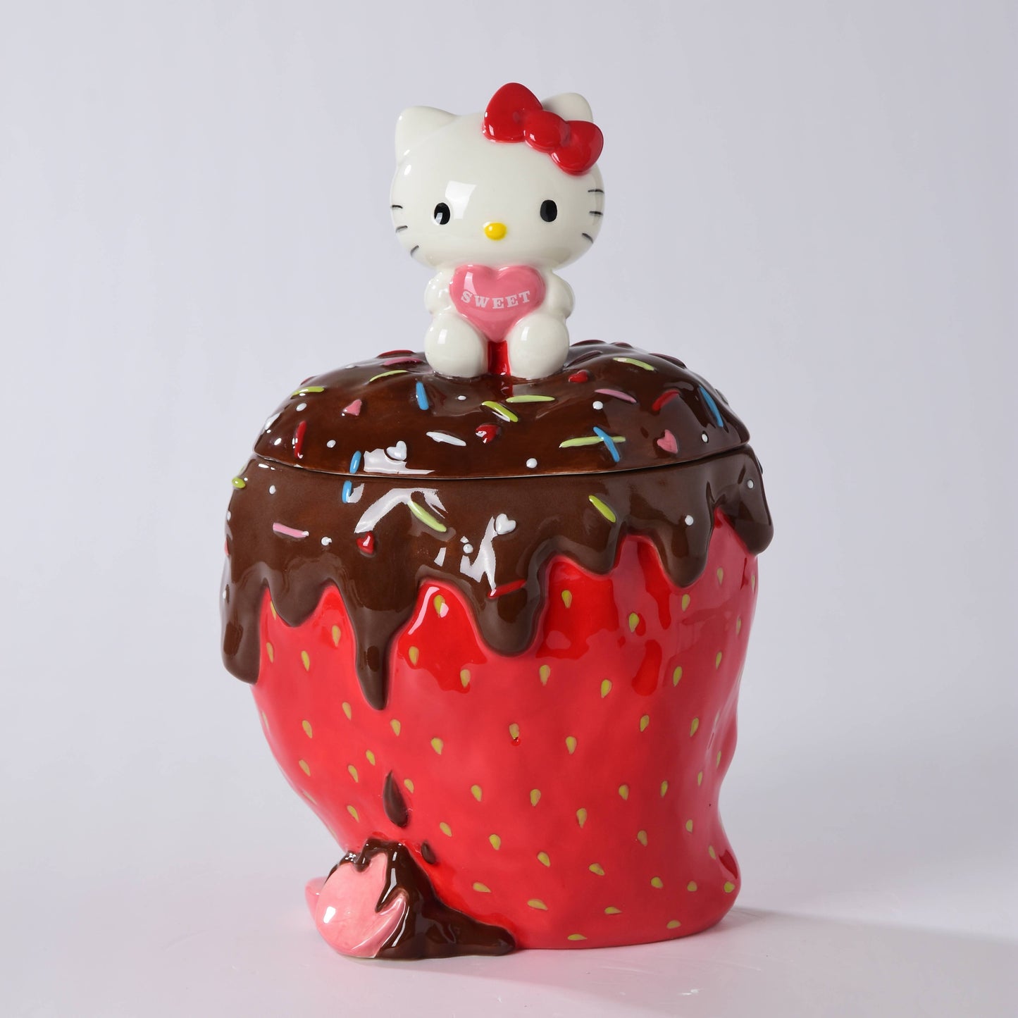 XL Hello Kitty With Strawberry Cookie Jar