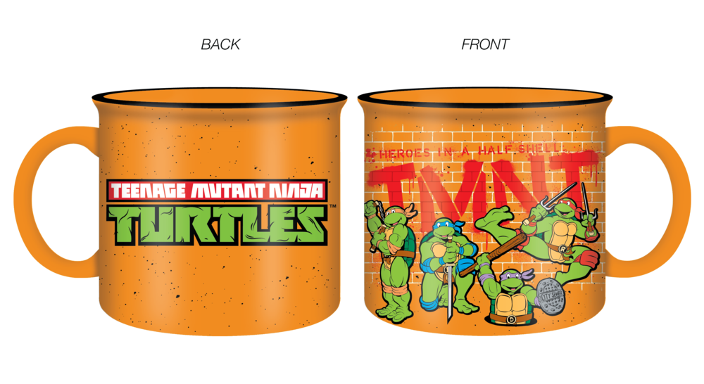 TMNT Heroes in a Half Shell 20oz Ceramic Camper Mug