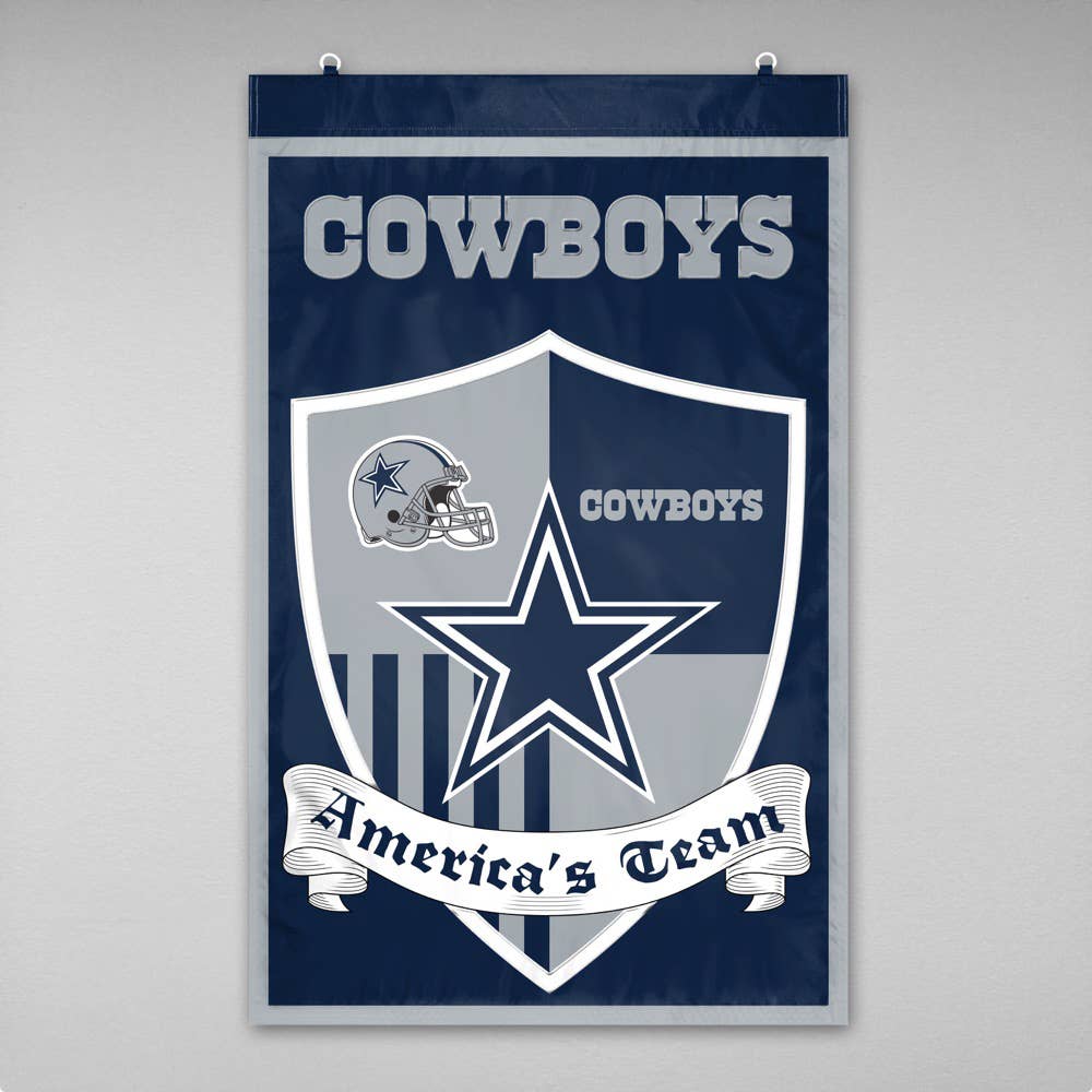 Dallas Cowboys Shield Banner