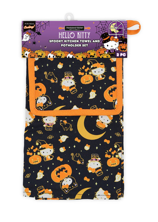 Hello Kitty® Spooky Kitchen Towel and Potholder Set