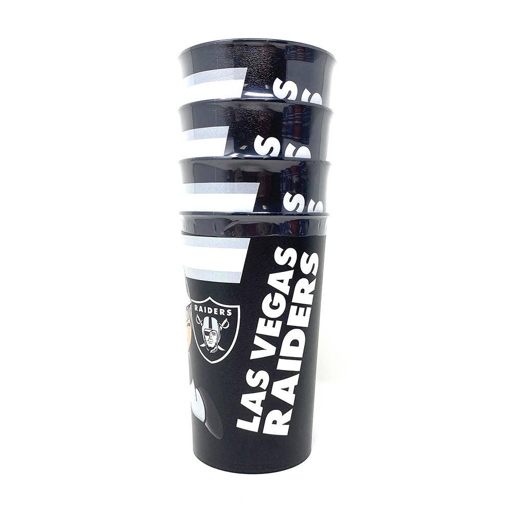 Las Vegas Raiders Party Cup 4-Pack