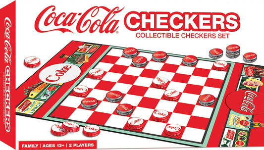 Coca-Cola Checkers Board Game