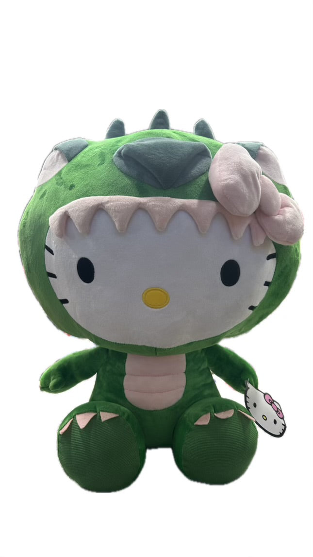 Hello kitty Green Dino (big)