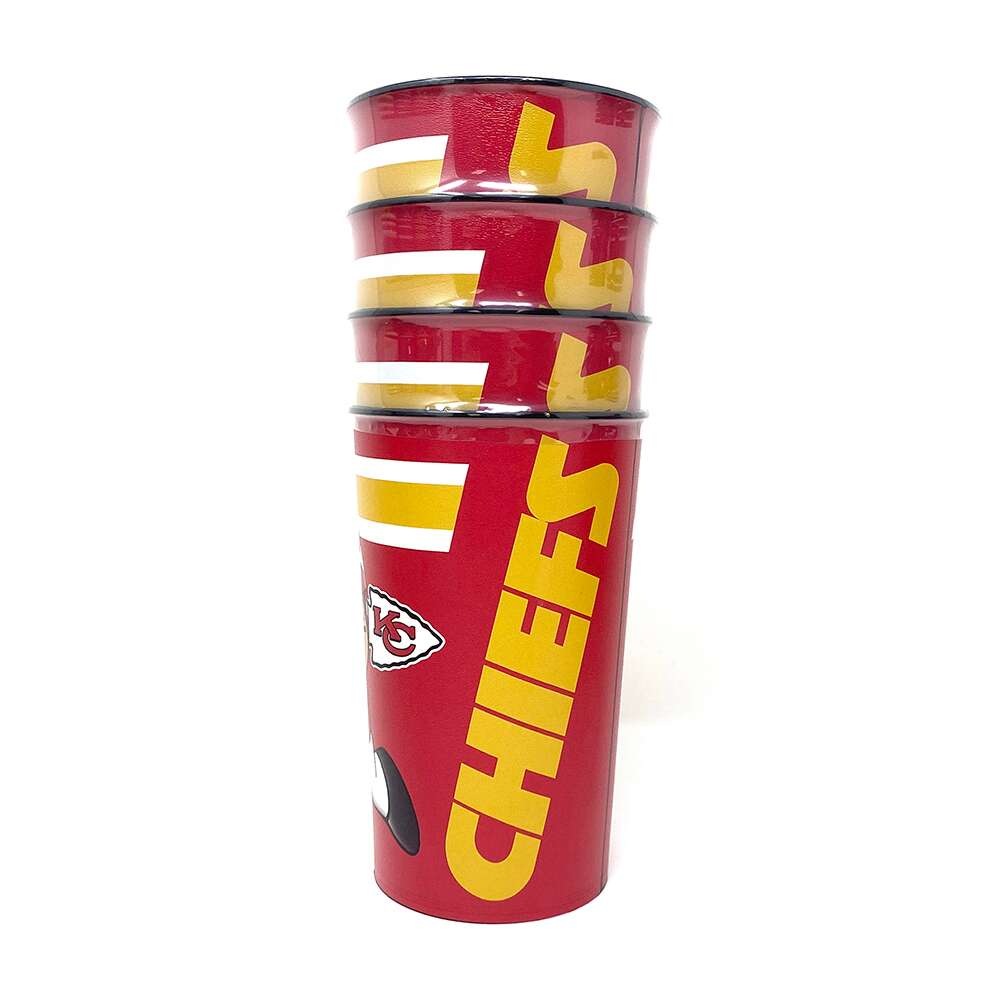 Kansas City Chiefs Party Cup 4-Pack