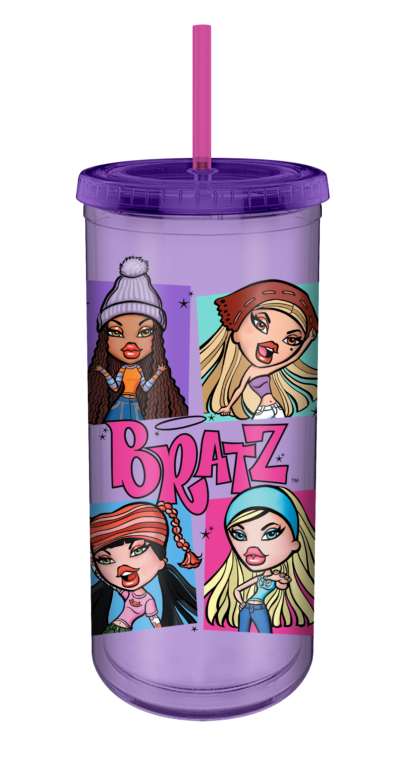 Bratz Four Square Logo 20oz. Plastic Tall Cold Cup