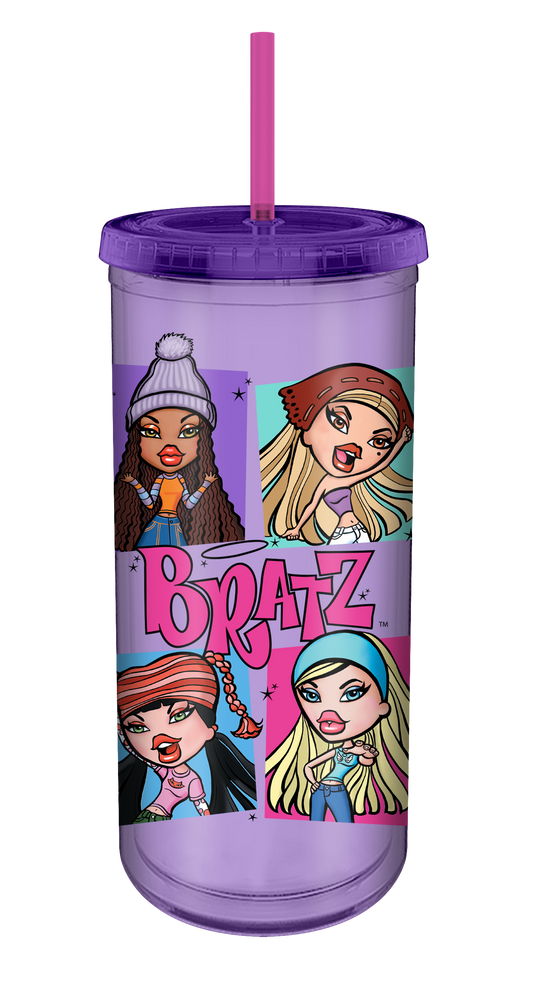 Bratz Four Square Logo 20oz. Plastic Tall Cold Cup