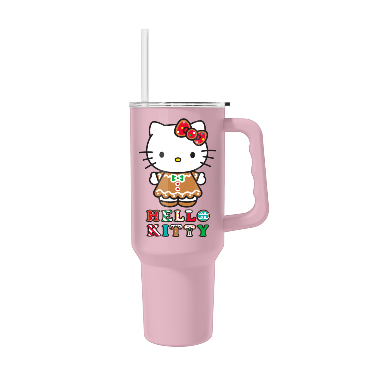 Hello Kitty Dresses and Logos 40oz SS Tumbler w Handle