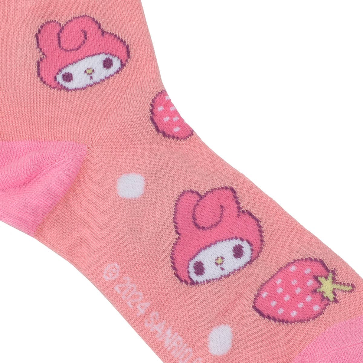 Hello Kitty Strawberry Milk 3 Pair Women’s Quarter Crew Box Set