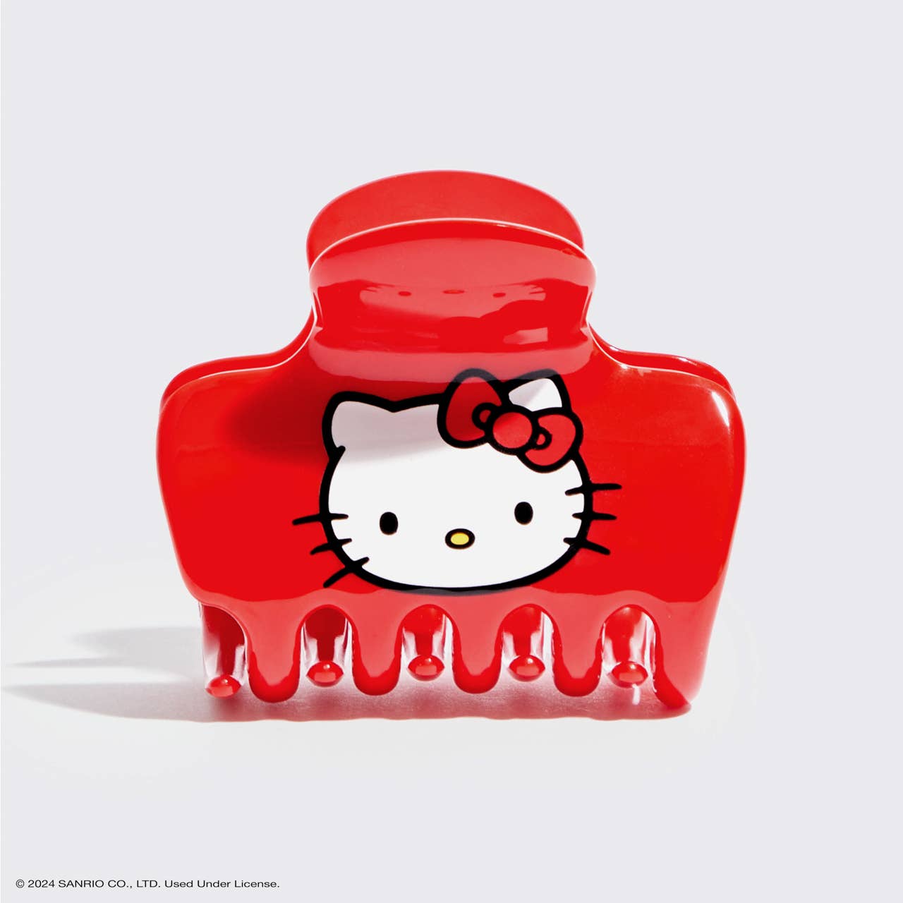 Hello Kitty x Kitsch Recycled Puffy Claw Clip- Kitty Face