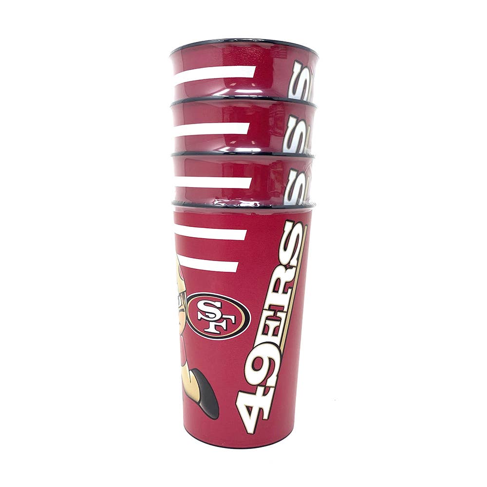 San Francisco 49ers Party Cup 4-Pack