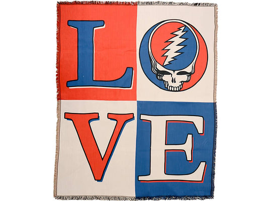 Grateful Dead Steal Your Love SYF Woven Blanket