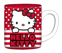 Hello Kitty Dots and Stripes 20oz Ceramic Mug