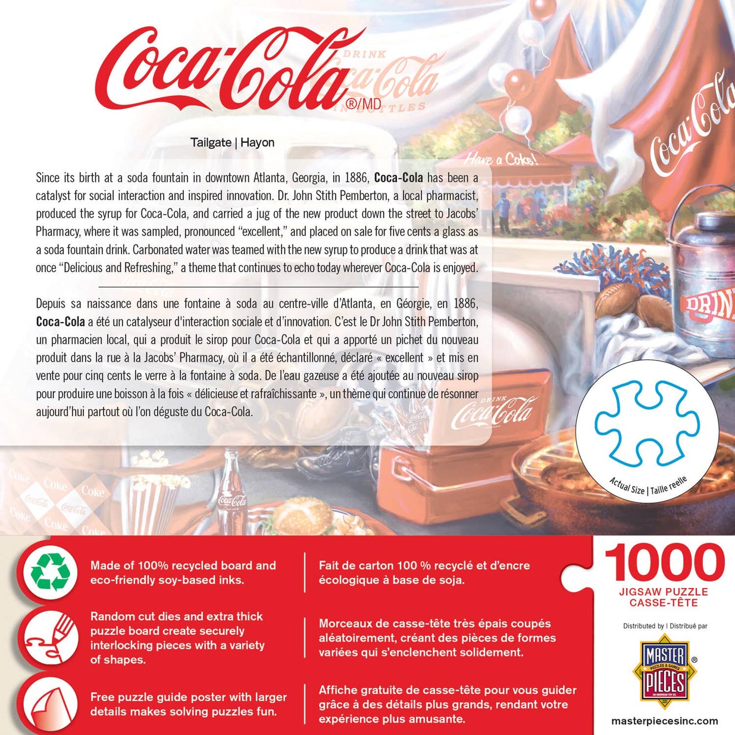 Coca-Cola - Tailgate 1000 Piece Puzzle