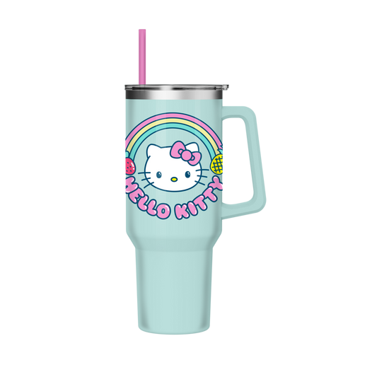 Hello Kitty Fruit Rainbow 40oz SS Tumbler w/ Handle