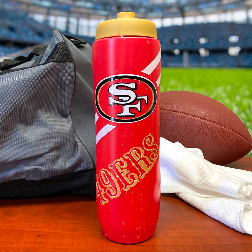 San Francisco 49ers Squeezy Water Bottle