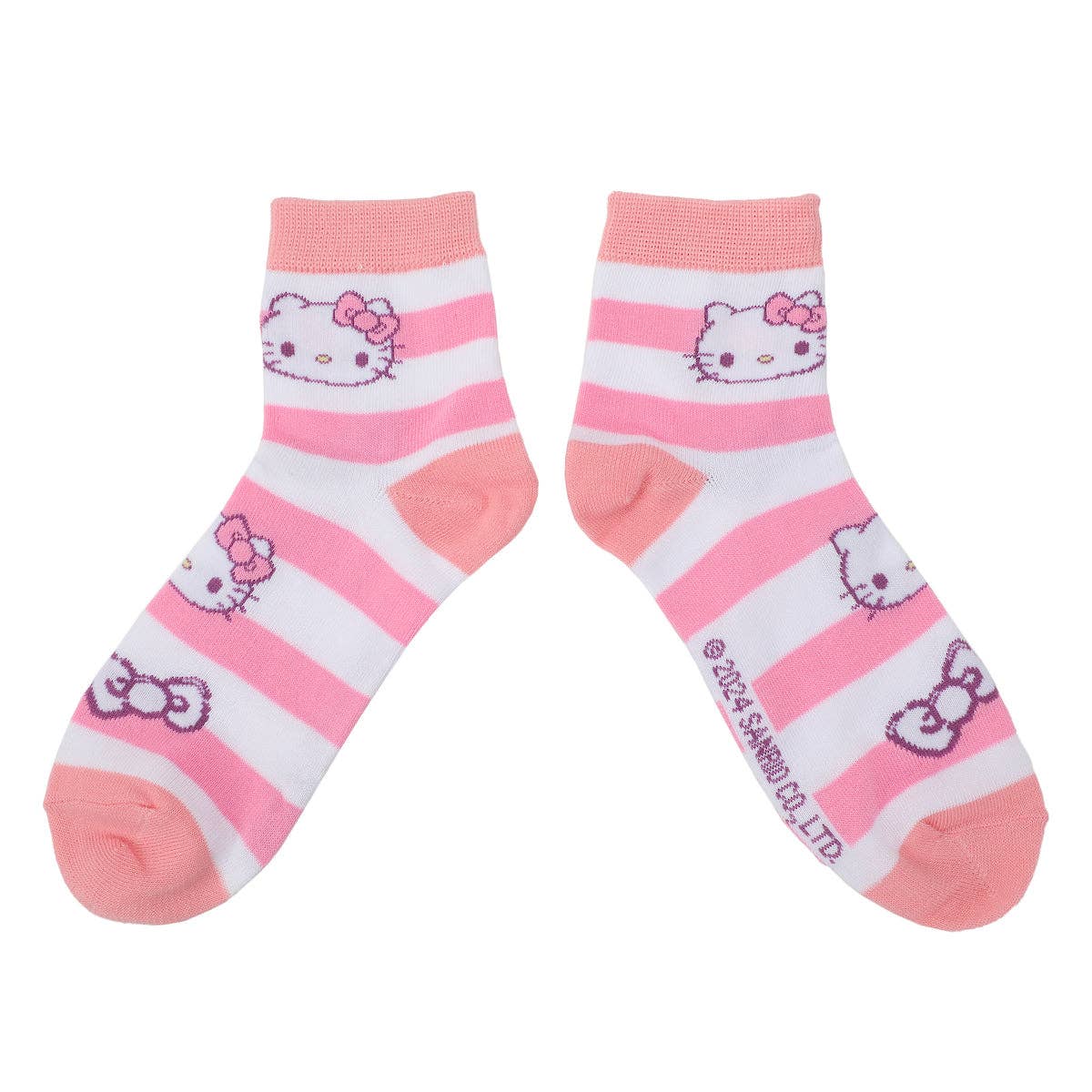 Hello Kitty Strawberry Milk 3 Pair Women’s Quarter Crew Box Set