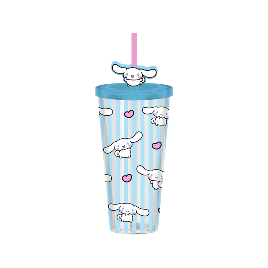 Sanrio CINNAMOROLL STRIPE PATTERN  24oz Plastic Cold Cup