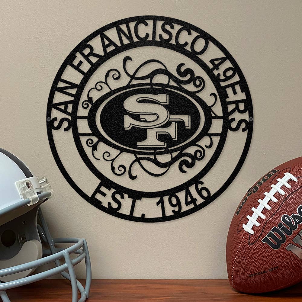 San Francisco 49ers Laser Cut Metal Sign