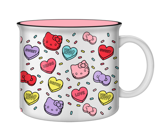 Hello Kitty 20oz Ceramic Camper Mug