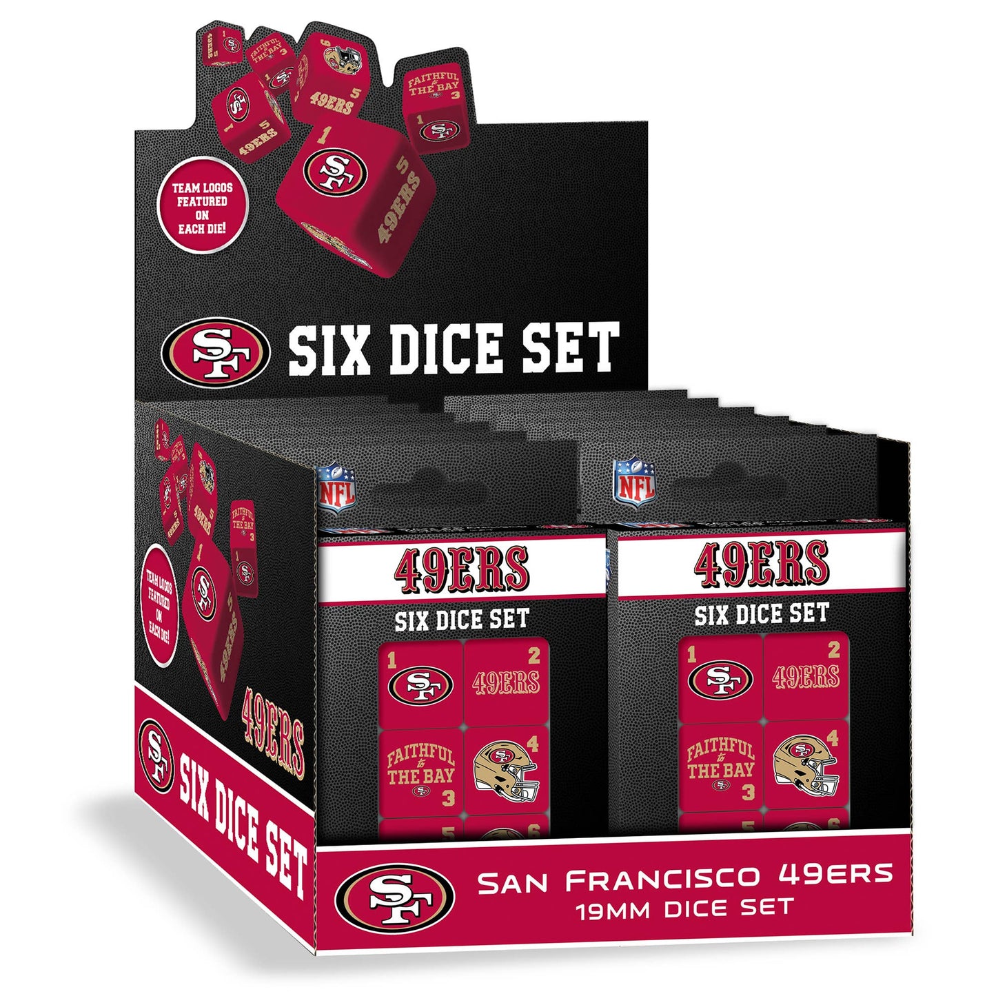 San Francisco 49ers Dice Set