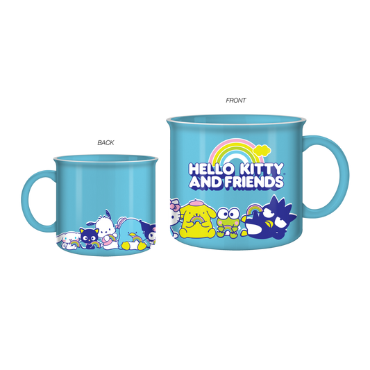 Hello Kitty & Friends Rainbow 20oz Ceramic Camper Mug