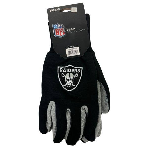 Las Vegas Raiders Gloves - Team Utility Gloves