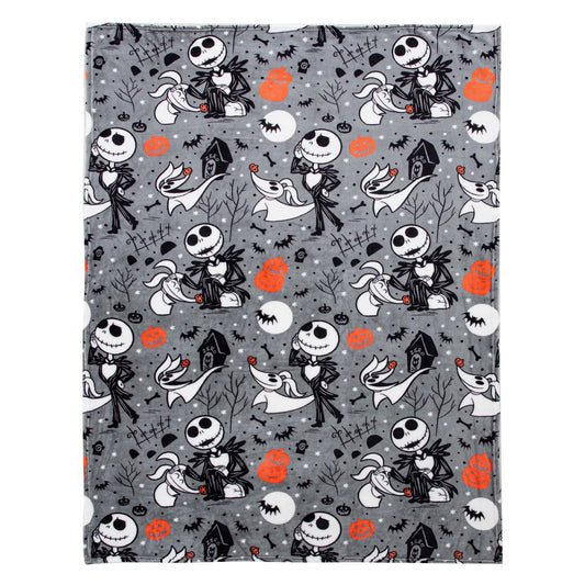 Northwest Disney Nightmare Before Christmas Best Friends Silk Touch Throw Blanket